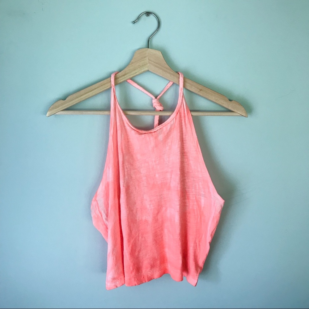 • urban outfitters • Coral Halter Crop